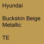 Preview: Hyundai, Buckskin Beige Metallic, TE.